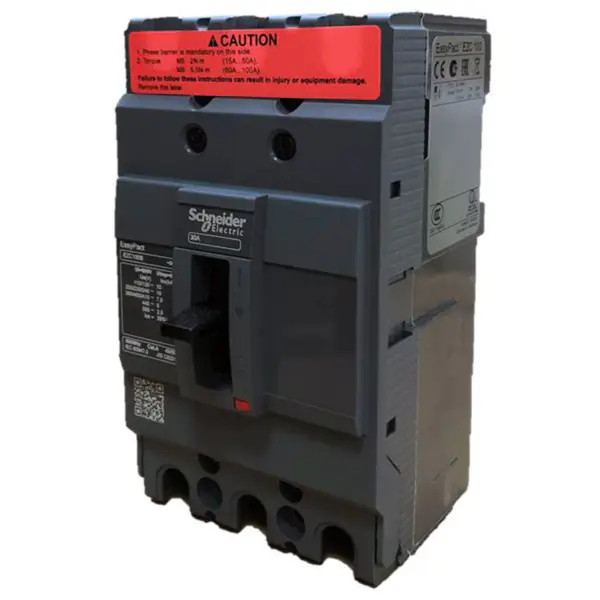 3 pole moulded case circuit breaker Easypact EZC100B 3P30A