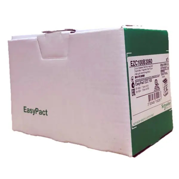 3 pole moulded case circuit breaker Easypact EZC100B 3P60A