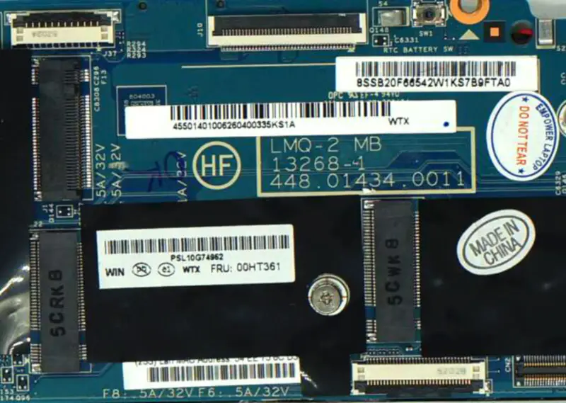 Lenovo X1 Carbon LMQ-2 13268-1 Motherboard with i7-5600U 8G