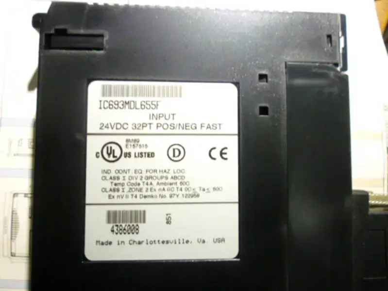 GE Fanuc PLC 90-30 series IC693MDL655F