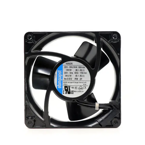 4850N original ebmpapst 120*120*38mm 230V 10 9W all metal mute low speed cooling fan
