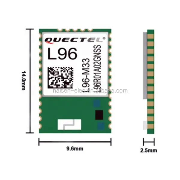 Quectel AGPS concurrent multi-GNSS receiver module L96 L96-M33 tracking acquisition channels GPS GLONASS Beidou module L96
