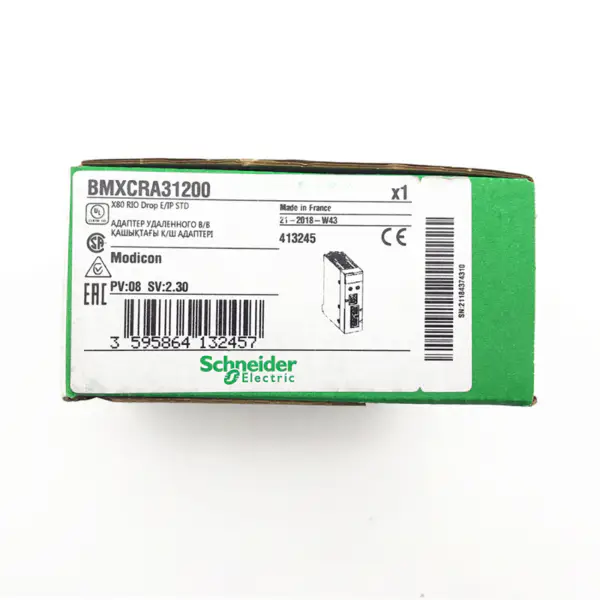 PLC For Schneider Modicon X80 E/IP Standard Ethernet I/O Processor Interface Module BMXCRA31200