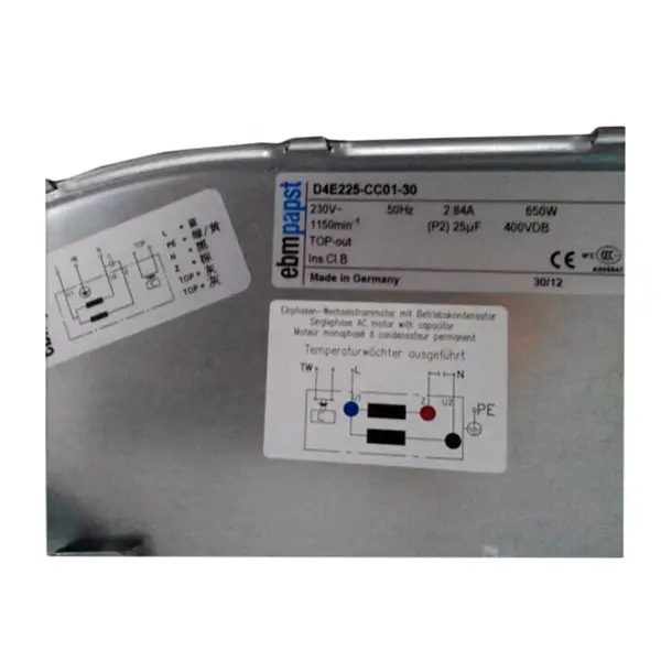 Ebmpapst D4E225-CC01-57 fan