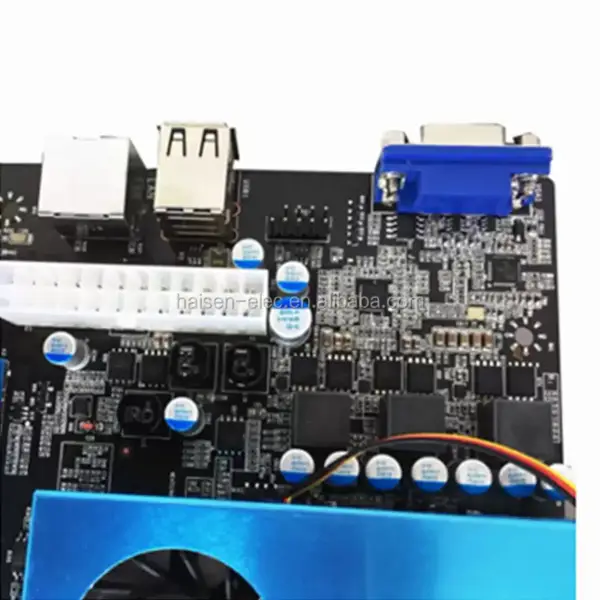BTC IC6S Motherboard 8 Graphics Cards Slots PCI Express 8 to 16x Slots VGA USB2.0 SATA3.0 1000Mbps LAN Mainboard