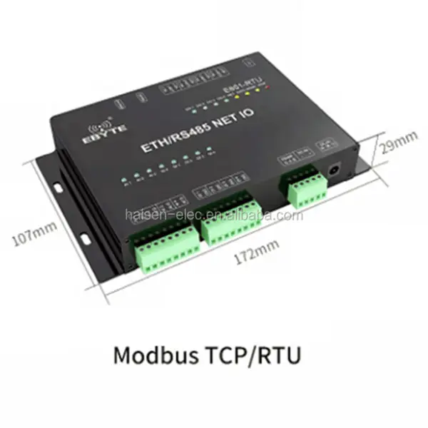 12 channel Analog Digital Relay data acquisition control module RS485 Ethernet temperature controller E851-RTU(4440-ETH)