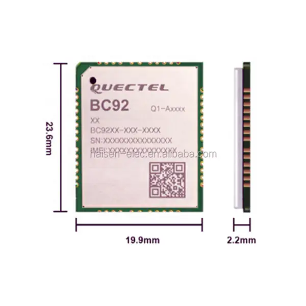 Quectel Dual-mode NB-IoT/GSM/GPRS Module BC92 LTE LPWA Module BC92