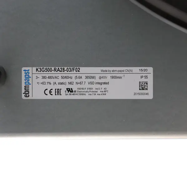 Ebmpapst K3G500-RA28-03 FAN