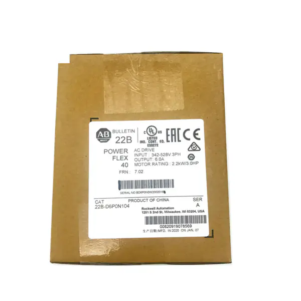 Allen bradley inverter 22B-D6P0N104