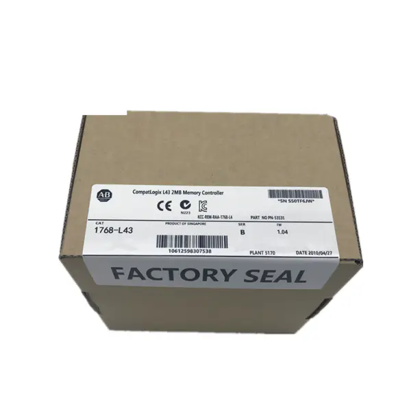 Allen bradley plc Logix 5343 processor unit 1768-L43