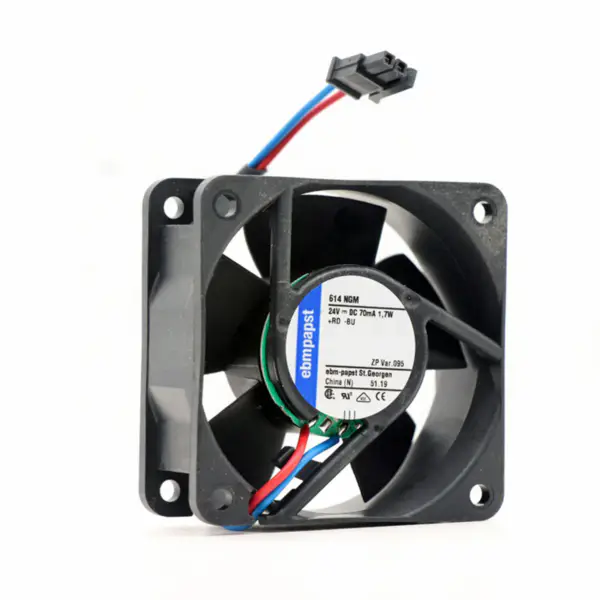 Ebm papst 24 V DC Axial Fan 60 x 60 x 25mm 35m3/h 1.7W Cooling Fan DC Fan