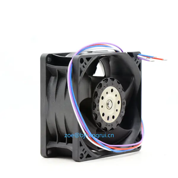 EBM-Papst 8214J/2H3PU DC Fan Ball Bearing 24V 25W 12000RPM 112CFM 66dBA Flange Mount cooling fan