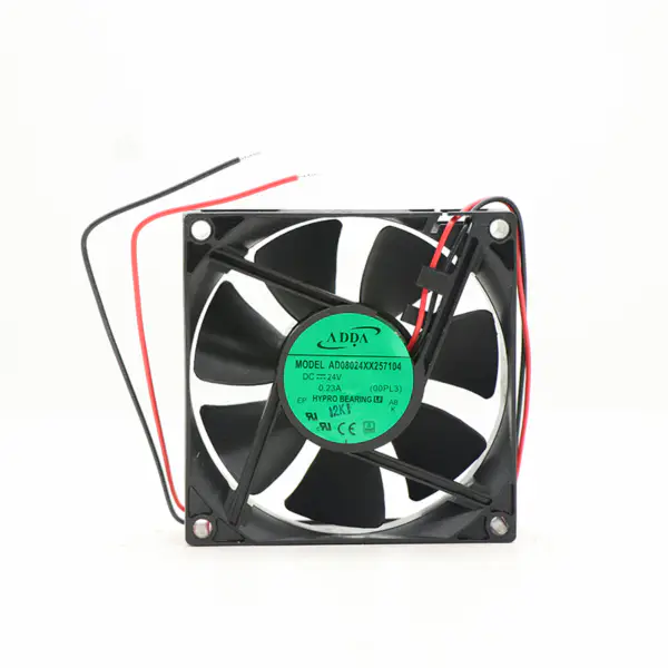 ADDA Fan AD08024XX257104 Axial computer Fan 24V 0.23A 80*80*25MM 2-wire CPU Cooling Fan