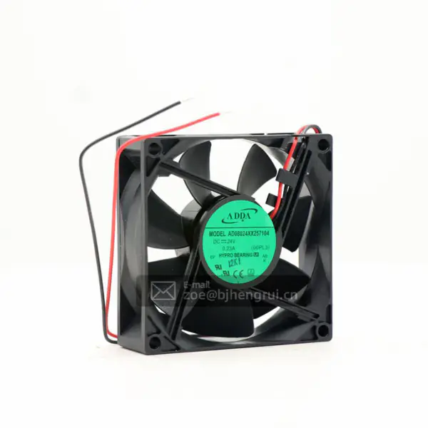 ADDA Fan AD08024XX257104 Axial computer Fan 24V 0.23A 80*80*25MM 2-wire CPU Cooling Fan