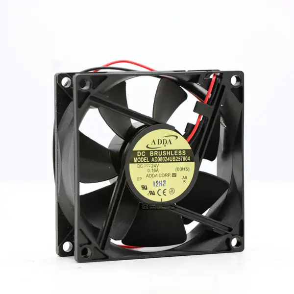 ADDA AD08024UB257004 Axial Fan 24V 0.16A 80 80 25MM Ultra High Speed Cooling Fan