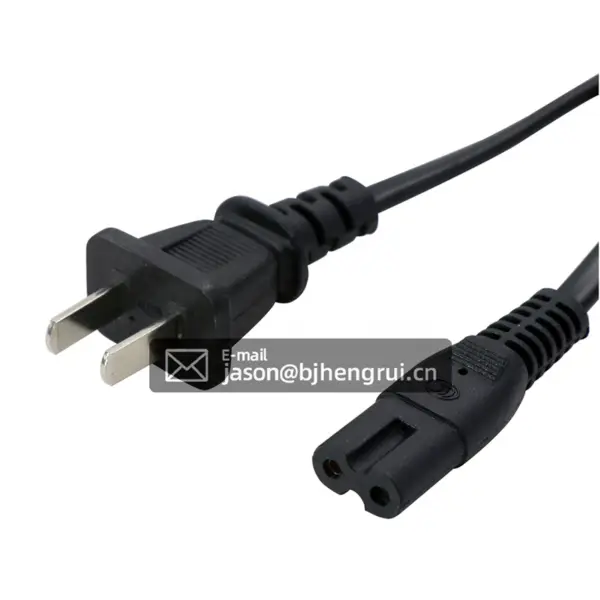 AC230V fan 1M plug-in double-headed line in-line quick wiring power cord GB/T5023 250V 10A