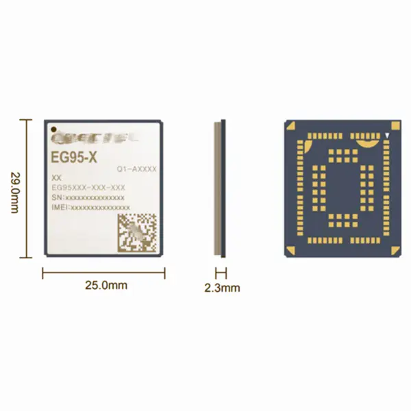 4G LTE Cat4 Wireless Module EG95E GSM GPS GPRS Modules EG95EFB-512-SNND EG95ECGA-128-SGNS
