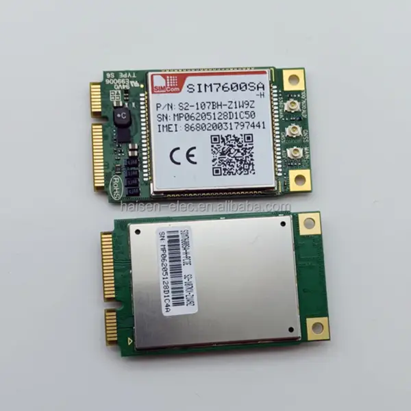 SIMCOM SIM7600SA-H Mini Pcie 4G LTE CAT4 EDGE GPRS GSM Module SIM7600E-H1C-PCIE SIM7600SA-H21-PCIE