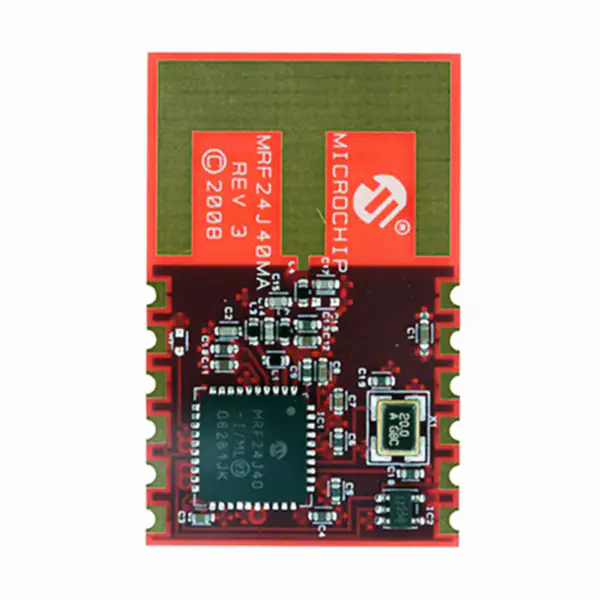 Radio frequency transceiver module MRF24J40MA-I/RM MRF24J40MC-I/RM MRF24J40MD-I/RM RX 802.15.4 12-Pin SMD
