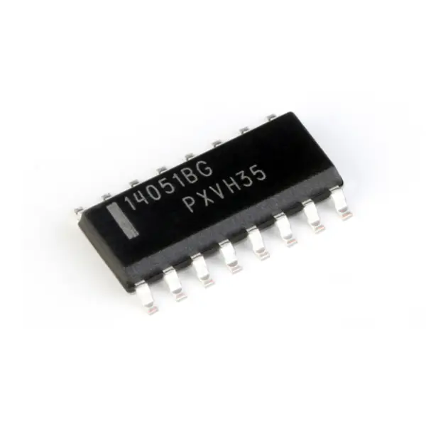 8 channel analog multiplexer IC Chip MC14051BDR2G MC14051BDG MC14051BDTR2G IC MUX/DEMUX 8X1 16SOIC