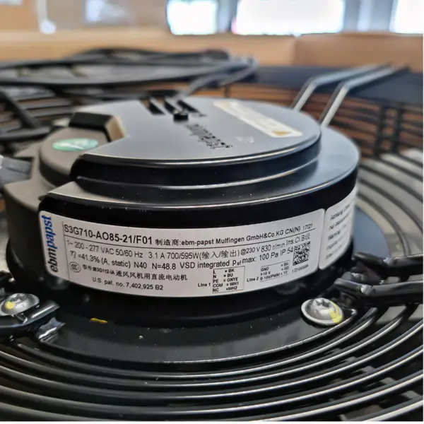 Ebmpapst S3G710-AO85-21/F01 230V 50/60HZ 830RPM 700W Centrifugal Cooling Fan