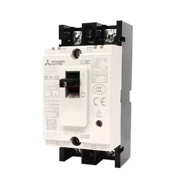 new and original NF-30CS 2P 3A 500VAC Mitsubishi MCCB Molded-case Circuit Breakers