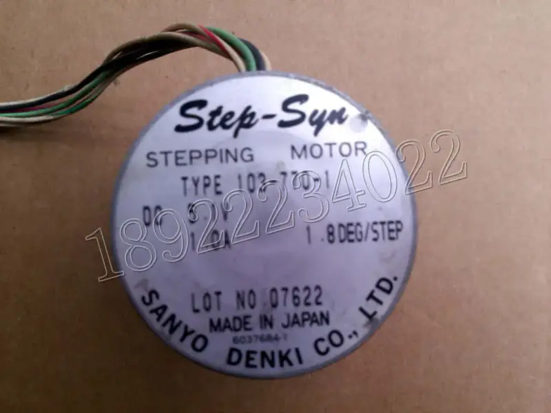 SANYO Motor 103-770-1 DC 1.0A 5.1V
