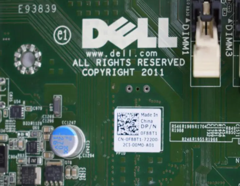 DELL 0F88T1 F88T1 CN-0F88T1 Server motherboard for Precision T3600 LGA2011