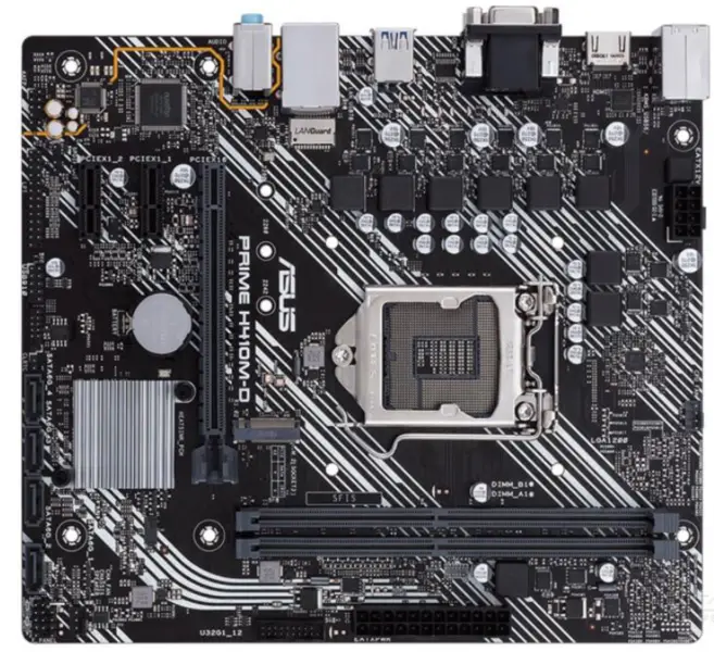 ASUS PRIME H410M-D motherboard LGA1200 DDR4