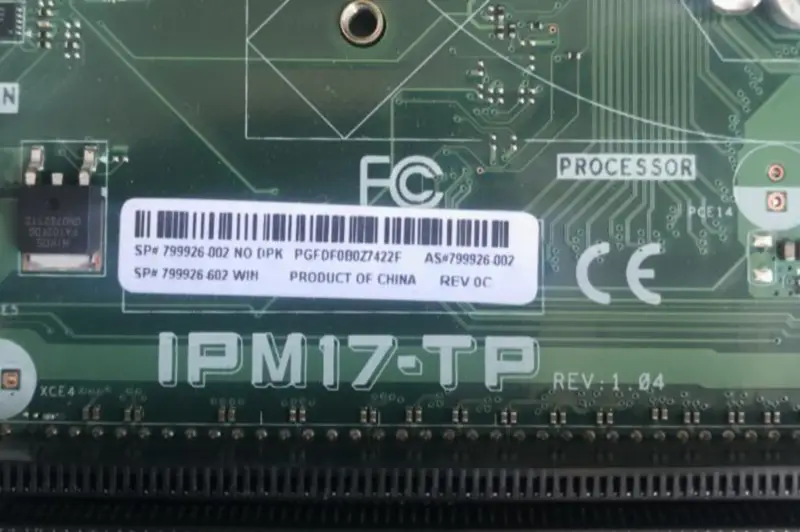 HP IPM17-TP 799926-602 799926-002 799926-502 motherboard