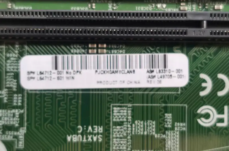 HP ProDesk 400 G6 SFF L64712-001 L64712-601 L63310-001 L49705-001 motherboard