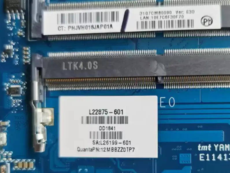 HP Pavilion 15-CU L22875-601 L22875-001 DAG7CMB16E0 motherboard