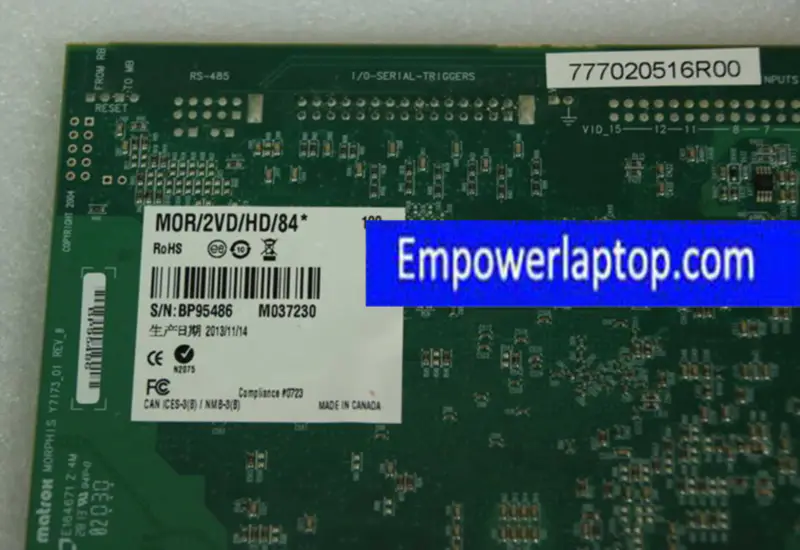 Matrox MOR/2VD/HD/84 Y7173_01 capture card