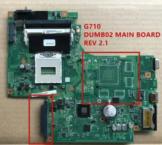 Lenovo G710 DUMB02 REV 2.1 Motherboard