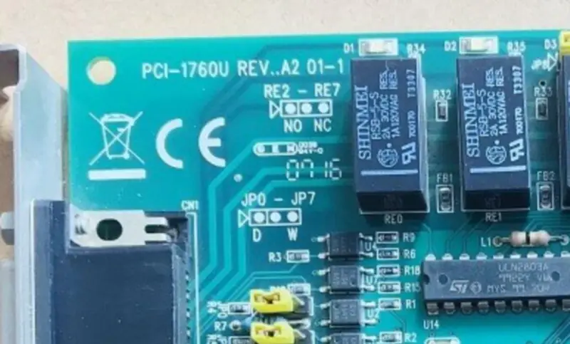 Advantech PCI-1760U REV.B1 A1 A2 8-ch Relay and 8-ch Isolated Digital Input Universal PCI Card