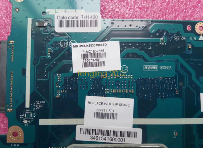 HP 774711-501 motherboard