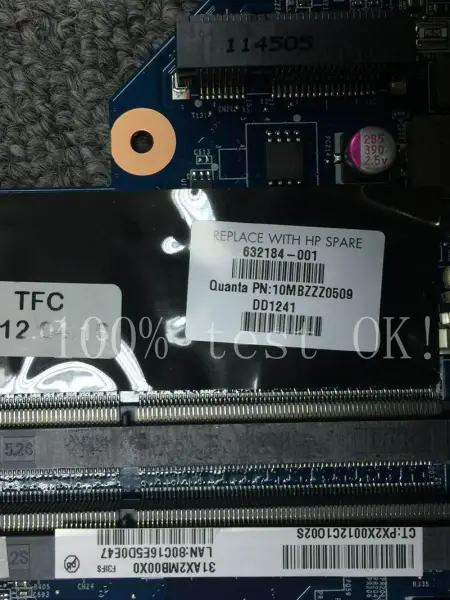 HP 632184-001 motherboard