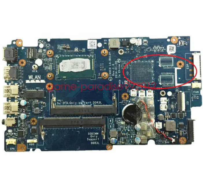 Dell LA-B012P motherboard
