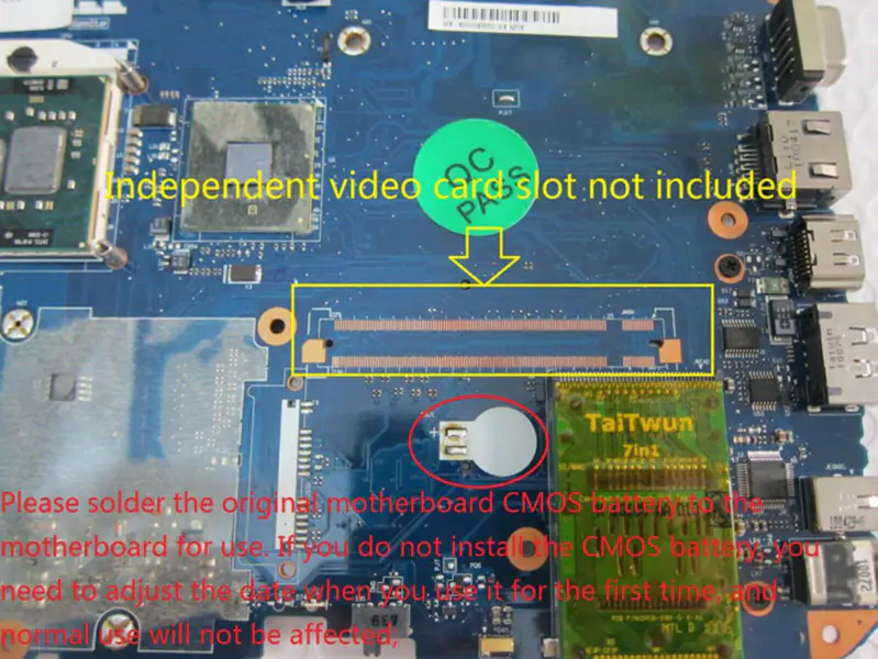 Toshiba K000093550 motherboard