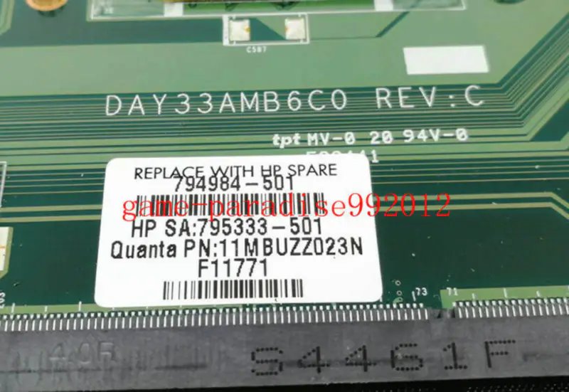 HP 794984-501 motherboard