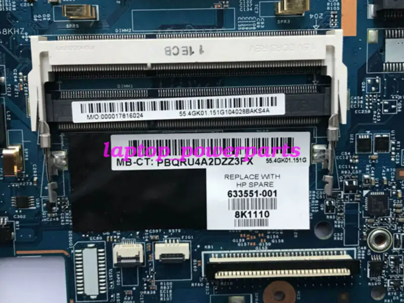 HP 633551-001 48.4GK06.041 633551-001 ATX motherboard