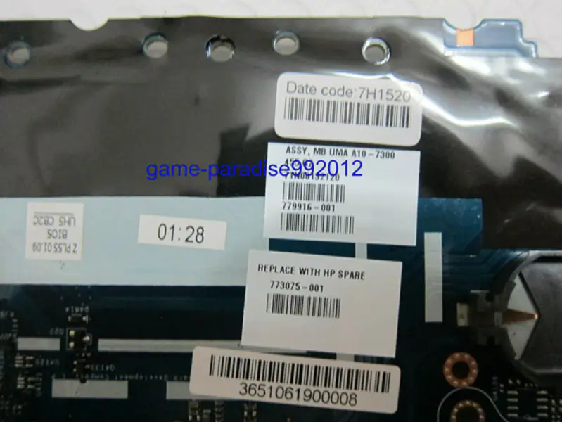 HP 773075-001 motherboard