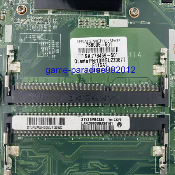 HP 768005-501 motherboard
