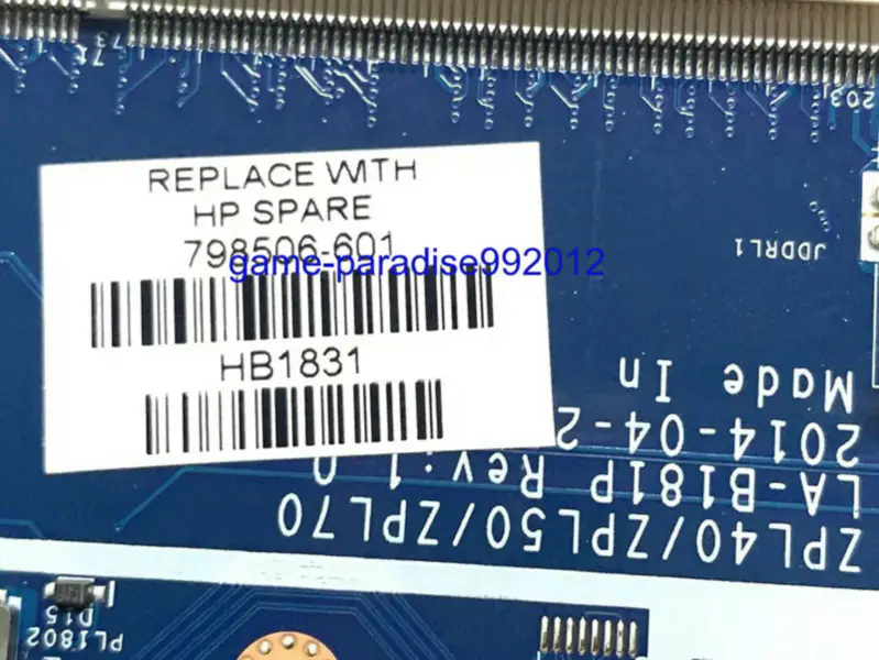 HP 798506-601 motherboard