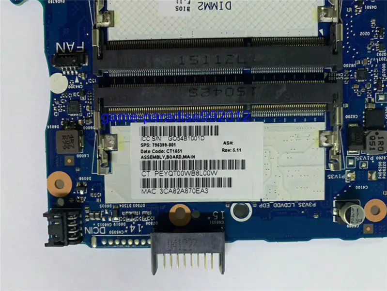 HP 796399-001 motherboard