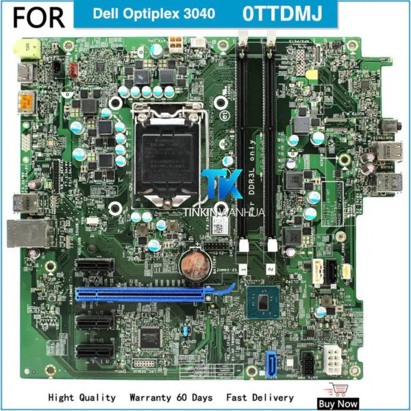 Dell TTDMJ M-ATX motherboard