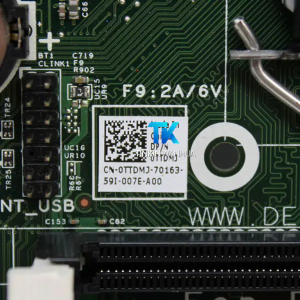 Dell TTDMJ M-ATX motherboard