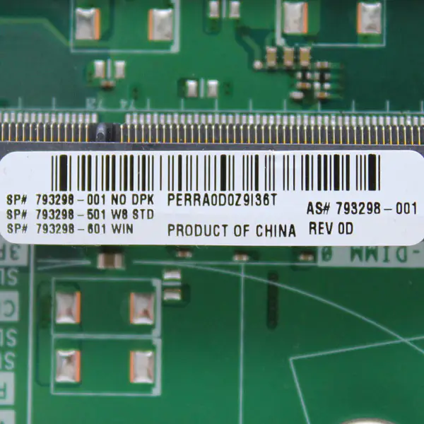 HP 793298-001 MicroATX motherboard