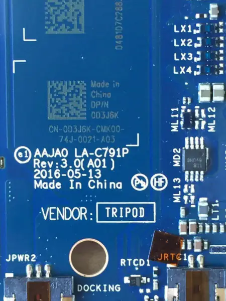 Dell LA-C791P motherboard