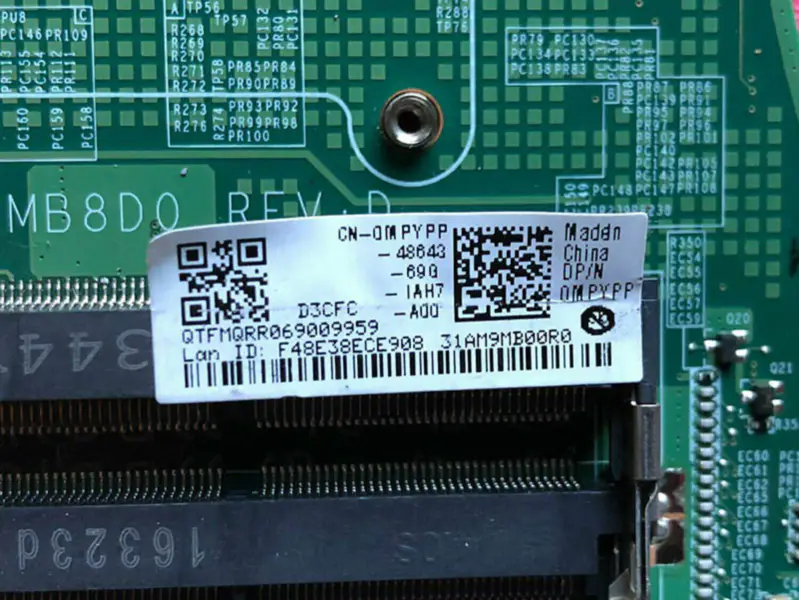 Dell MPYPP motherboard